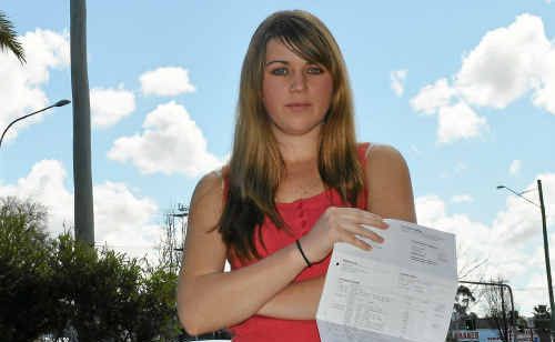 Warwick resident Lara Hemmings was shocked by her latest power bill. Warwick resident Lara Hemmings was shocked by her latest power bill.
